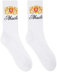 Chaussettes blanches Rhude