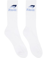 Chaussettes blanches Rhude