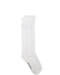Chaussettes blanches Rick Owens DRKSHDW