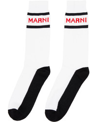 Chaussettes blanches Marni