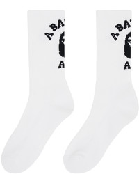 Chaussettes blanches BAPE