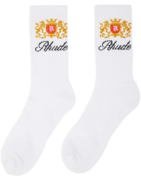 Chaussettes blanches Rhude