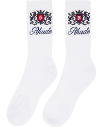 Chaussettes blanches Rhude