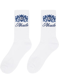 Chaussettes blanches Rhude