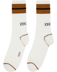 Chaussettes blanches Zegna