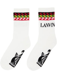 Chaussettes blanches Lanvin