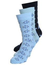 Chaussettes bleu clair Pier One