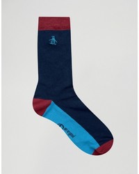 Chaussettes bleu marine Original Penguin