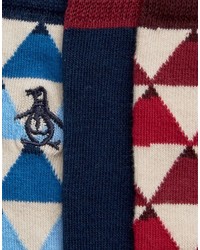 Chaussettes bleu marine Original Penguin