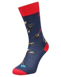 Chaussettes bleu marine Jimmy Lion