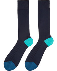 Chaussettes bleu marine Paul Smith