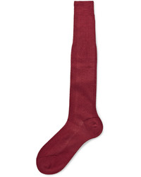 Chaussettes bordeaux