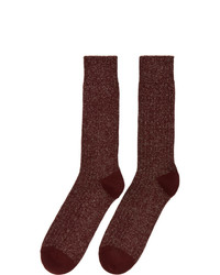 Chaussettes bordeaux Paul Smith