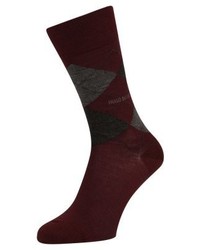 Chaussettes bordeaux Hugo Boss