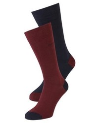 Chaussettes bordeaux Hugo Boss