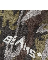 Chaussettes camouflage gris foncé Beams