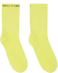 Chaussettes chartreuses 1017 Alyx 9Sm