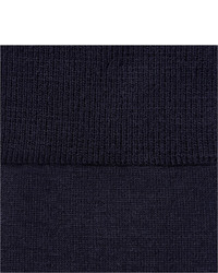 Chaussettes en laine bleu marine Falke