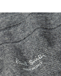 Chaussettes en laine gris foncé Paul Smith
