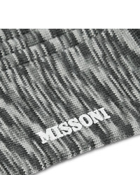 Chaussettes en laine noires Missoni