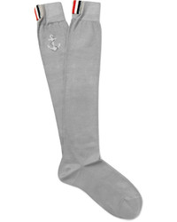 Chaussettes grises Thom Browne