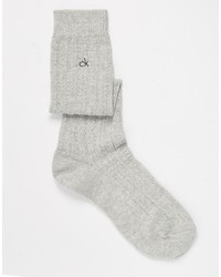 Chaussettes grises Calvin Klein