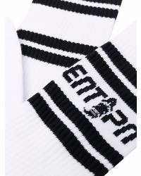 Chaussettes imprimées blanches et noires Enterprise Japan