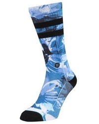 Chaussettes imprimées bleu clair Stance