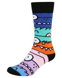 Chaussettes imprimées multicolores Stance
