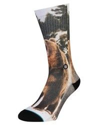 Chaussettes imprimées multicolores Stance