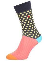 Chaussettes imprimées multicolores Unabux