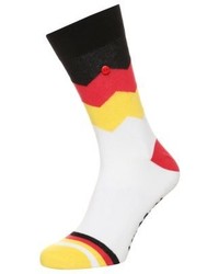 Chaussettes imprimées multicolores Unabux