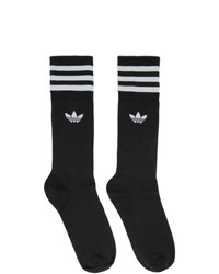 Chaussettes imprimées noires et blanches adidas Originals