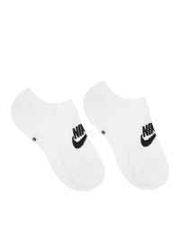 Chaussettes invisibles blanches et noires Nike