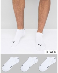 Chaussettes invisibles blanches Puma