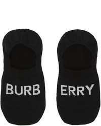 Chaussettes invisibles noires Burberry