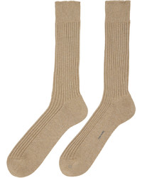 Chaussettes marron clair Tom Ford