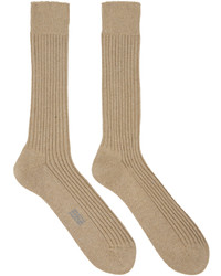 Chaussettes marron clair Tom Ford