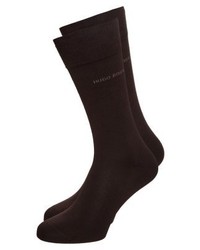Chaussettes marron foncé Hugo Boss