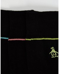 Chaussettes noires Original Penguin