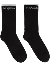 Chaussettes noires Alexander McQueen