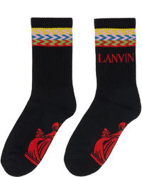 Chaussettes noires Lanvin