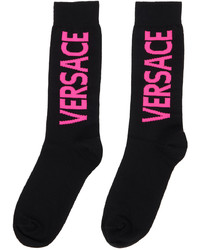 Chaussettes noires Versace