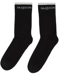 Chaussettes noires Alexander McQueen