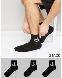 Chaussettes noires Calvin Klein