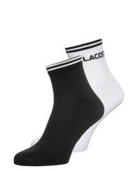 Chaussettes noires Lacoste