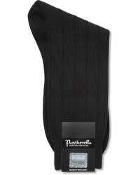Chaussettes noires Pantherella