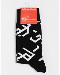 Chaussettes noires Bjorn Borg