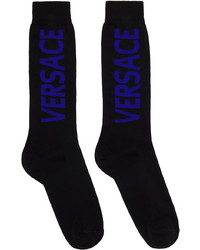 Chaussettes noires Versace