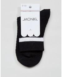 Chaussettes résille noires Monki